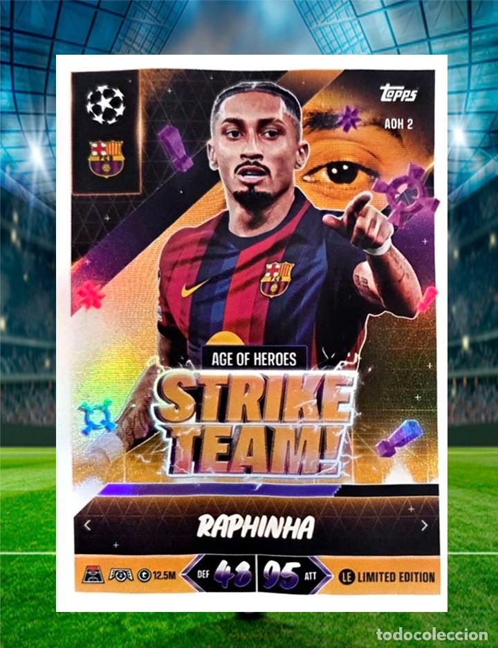 Football Stickers: Raphinha - Strike Team - Match Attax Champions League 2026 2027 - AOH 2