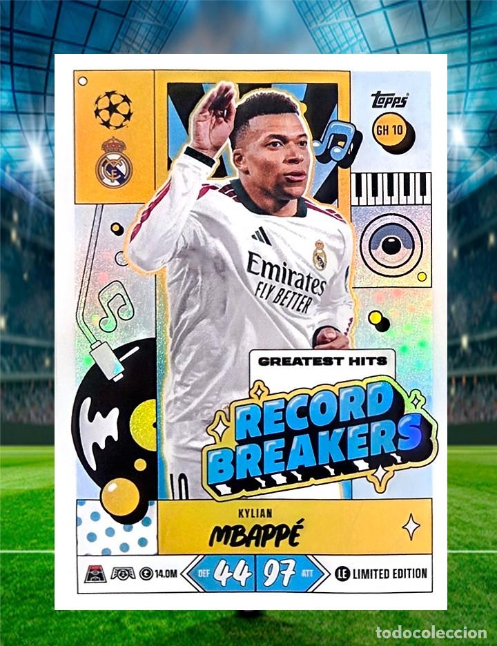Cromos de f&uacute;tbol: Kylian Mbapp&eacute; - Record Breakers - Match Attax Champions League 2026 2027 - GH 10