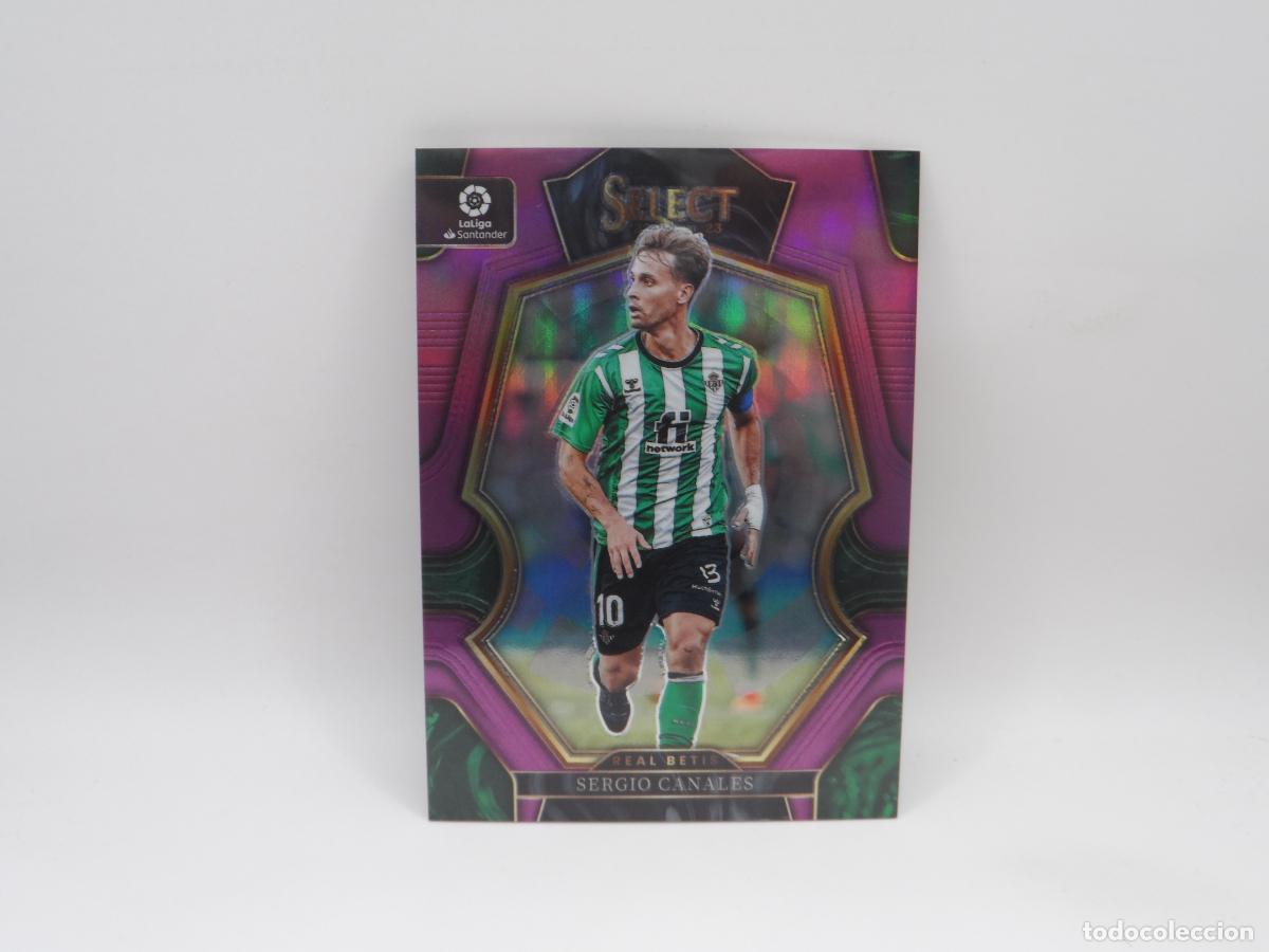Cromos de Futebol: 157 SERGIO CANALES NUMERADA /75 PURPLE BETIS PANINI SELECT 2022 2023 22 23 PRIZM