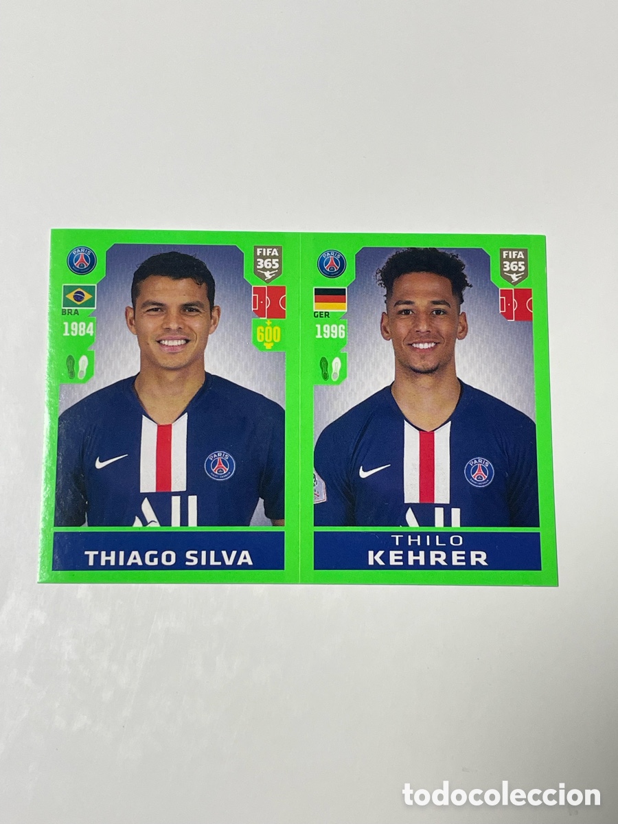 Cromos de Futebol: Thiago Silva - Thilo Kehrer Paris Saint Germain Panini FIFA 365 19/20 #142