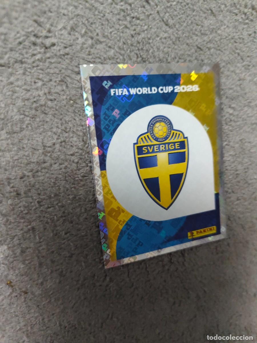Cromos de Futebol: SWE 1 SWE1 MUNDIAL 2026 PANINI LOGO ESCUDO SUECIA 26 WORLD CUP STICKER PANINI FIFA AAZ