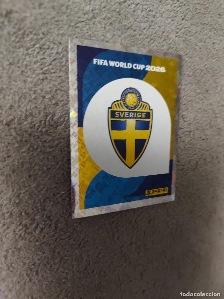 Cromos de Futebol: SWE 1 SWE1 MUNDIAL 2026 PANINI LOGO ESCUDO SUECIA 26 WORLD CUP STICKER PANINI FIFA AAZ