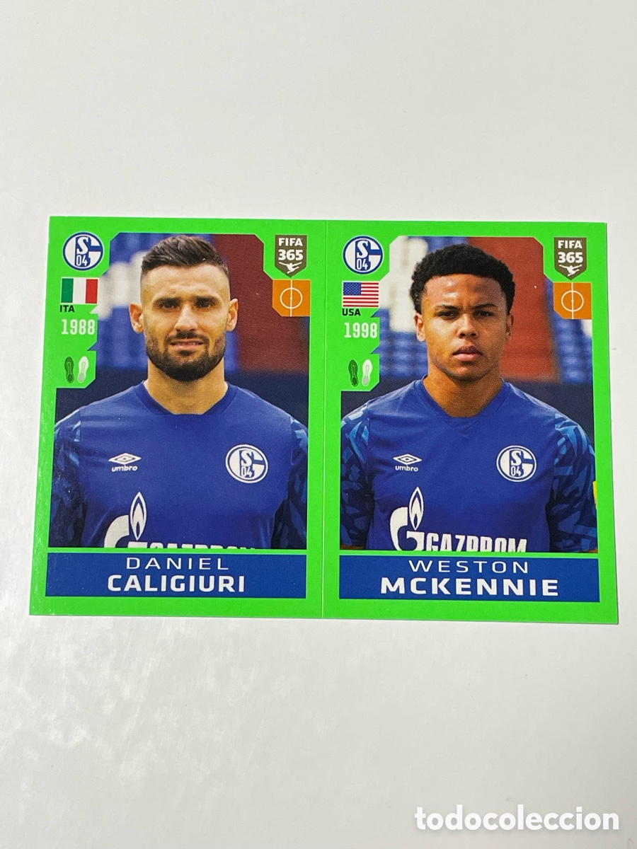 Fu&szlig;ball-Sticker: Daniel Caligiuri - Weston McKennie Schalke 04 Panini 365 19/20 #193