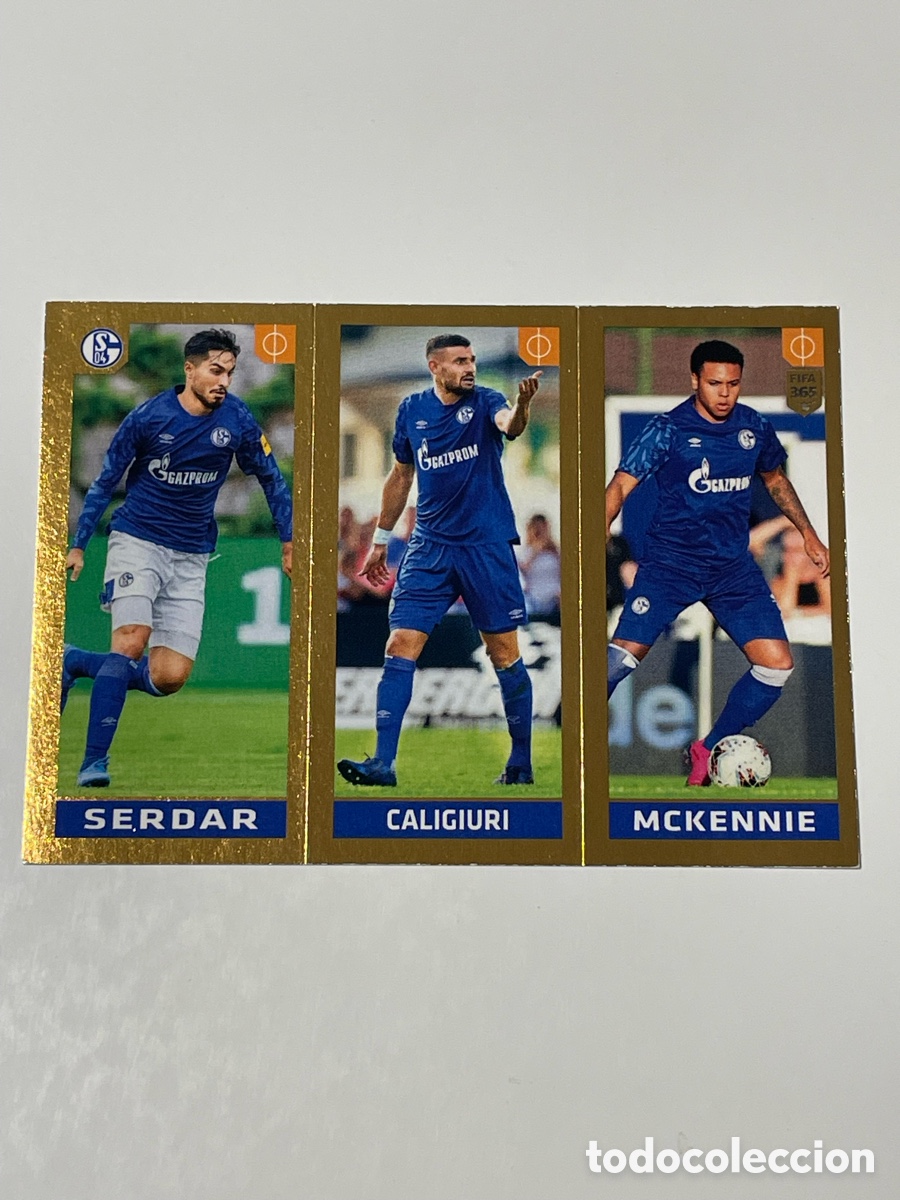 Cromos de Futebol: Suat Serdar - Daniel Caligiuri - Weston McKennie Schalke 04 Panini 365 19/20 #198