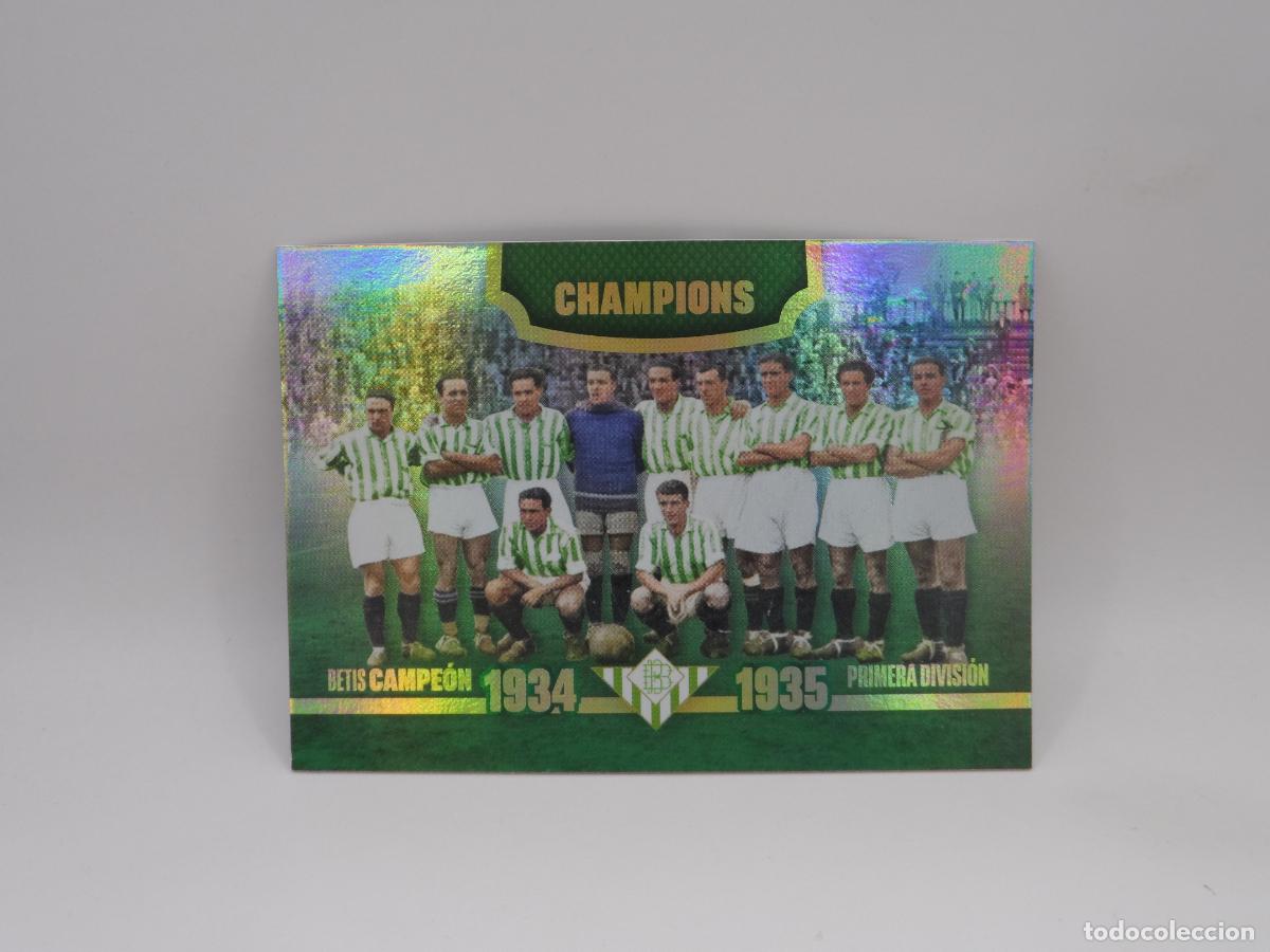 Cromos de Futebol: 47 CHAMPIONS 1934-1935 BETIS MUNDICROMO 2023 LA VIDA EN VERDE