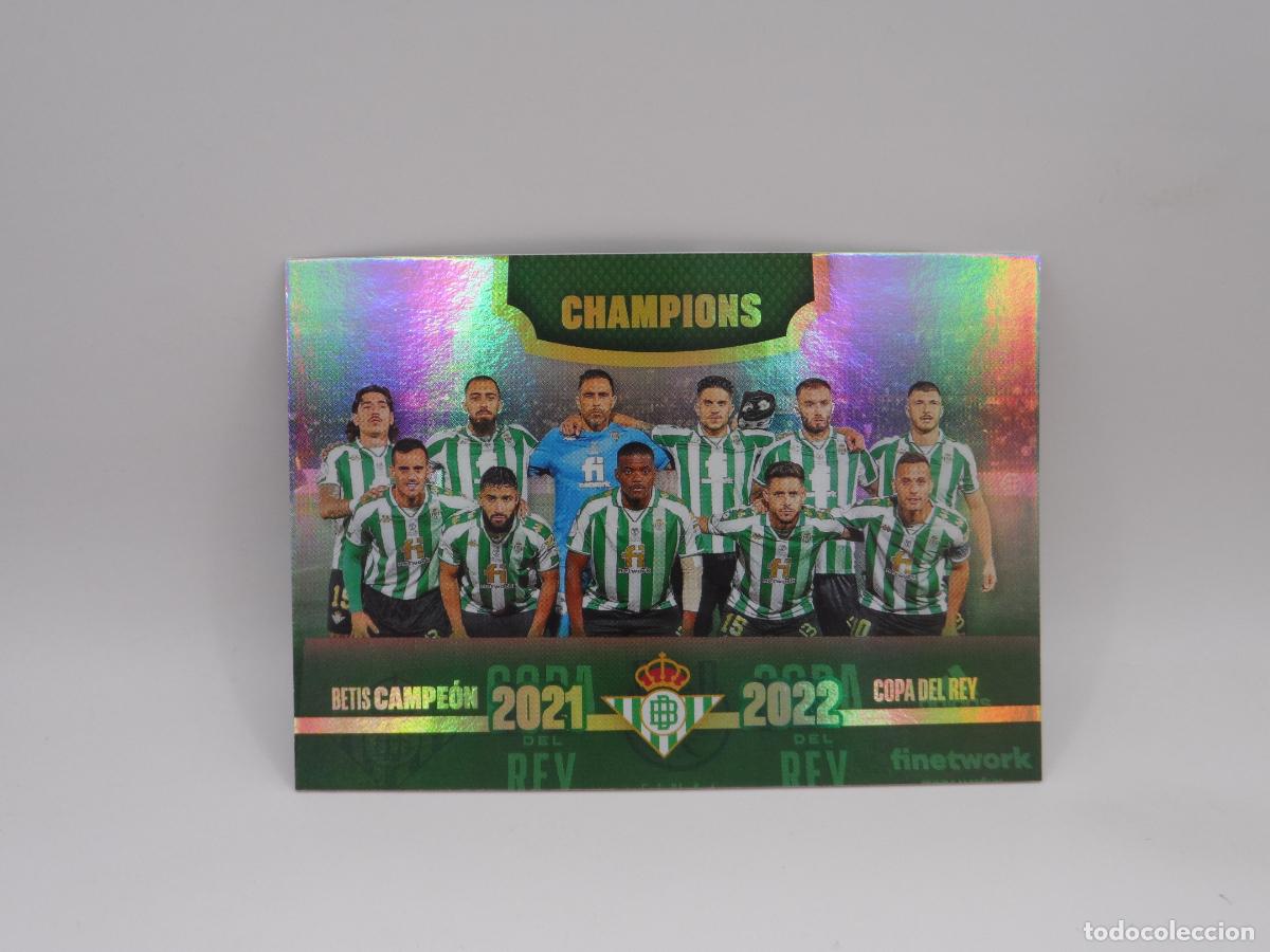 Cromos de Futebol: 47 CHAMPIONS 2021-2022 BETIS MUNDICROMO 2023 LA VIDA EN VERDE