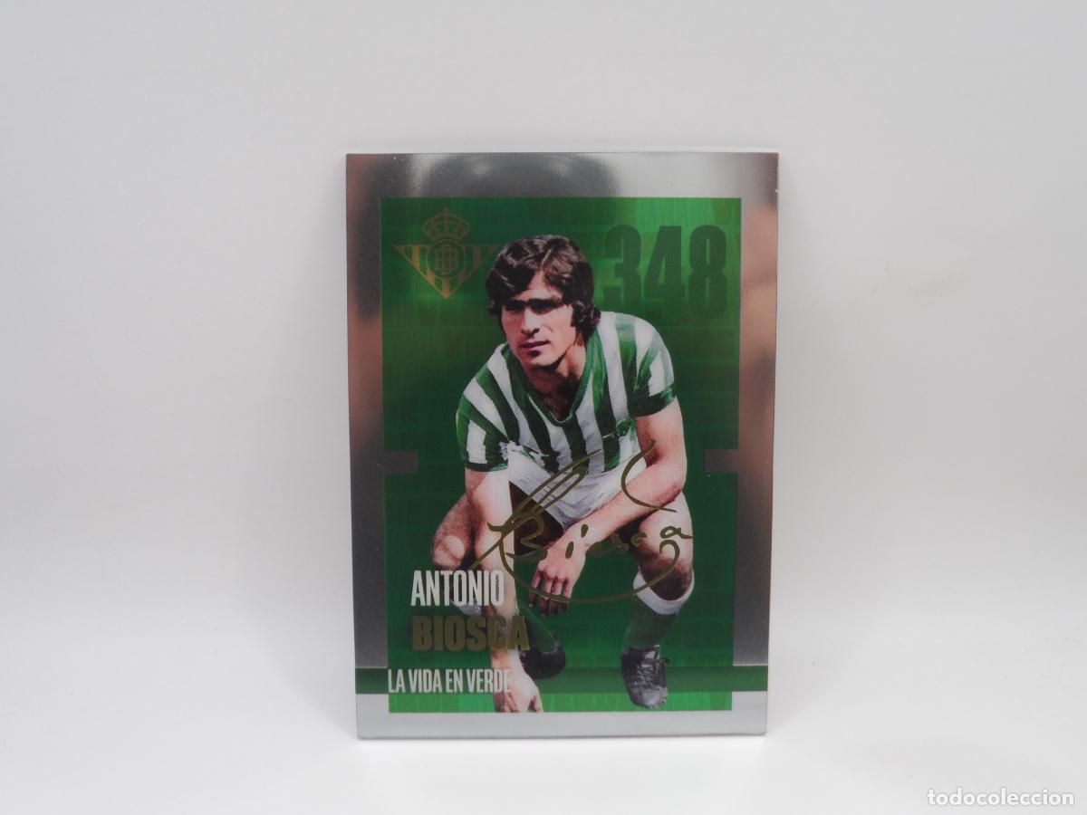 Football Stickers: MC-49 ANTONIO BIOSCA BETIS MUNDICROMO 2023 LA VIDA EN VERDE
