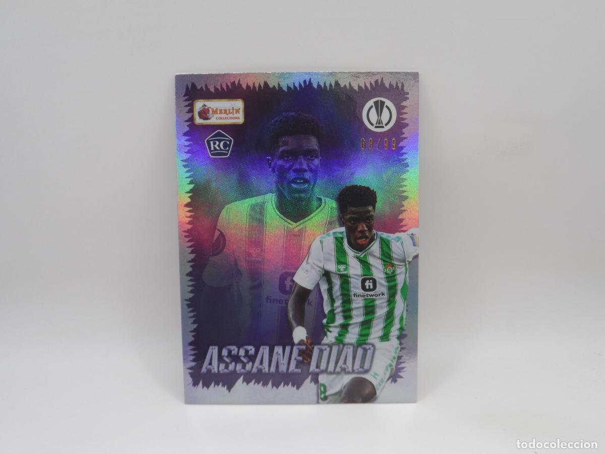 Football Stickers: 138 ASSANE DIAO NUMERADA /99 ROOKIE BETIS TOPPS HERITAGE MERLIN 2023