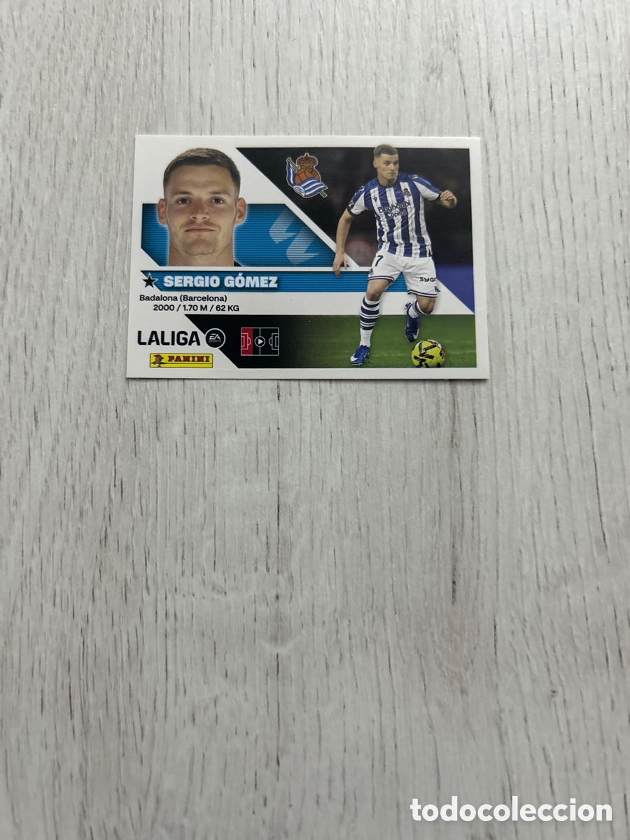 Football Stickers: Sergio G&oacute;mez 8 Real Sociedad Liga Este 2026/27 26-27 Panini