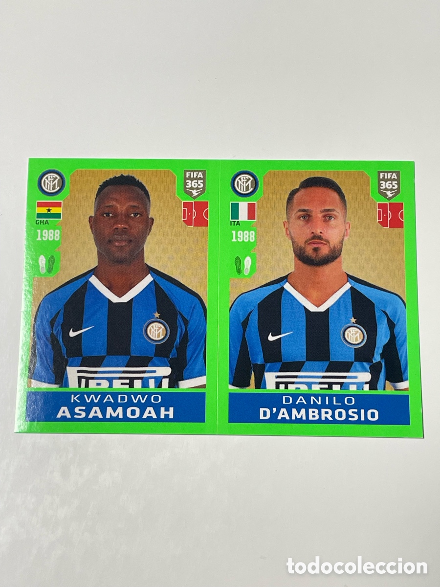 Fu&szlig;ball-Sticker: Kwadwo Asamoah - Danilo D&rsquo;Ambrosio Inter de Mil&aacute;n Panini 365 19/20 #221
