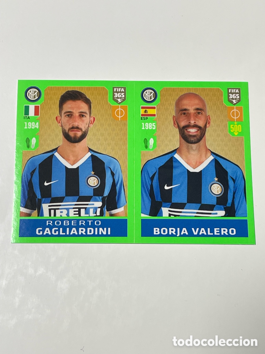 Football Stickers: Roberto Gigliardini - Borja Valero Inter de Mil&aacute;n Panini 365 19/20 #226