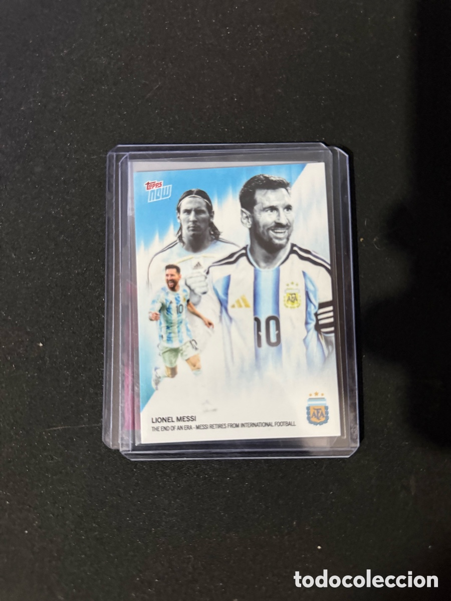 Cromos de f&uacute;tbol: Messi fin de una era