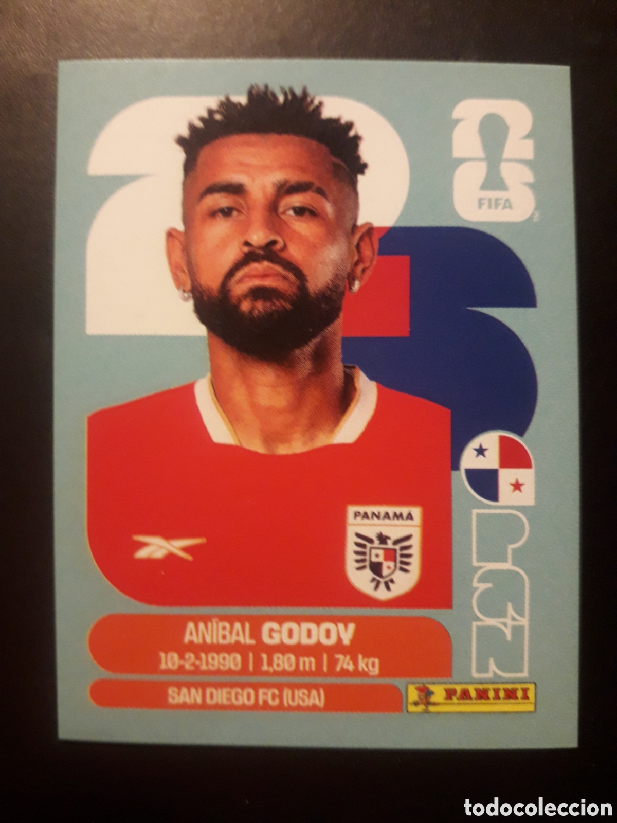 Fu&szlig;ball-Sticker: GODOY PANAM&Aacute; PAN 11 MUNDIAL F&Uacute;TBOL 2026 FIFA WORLD CUP PANINI SIN PEGAR PEDIDO M&Iacute;NIMO 3&euro;