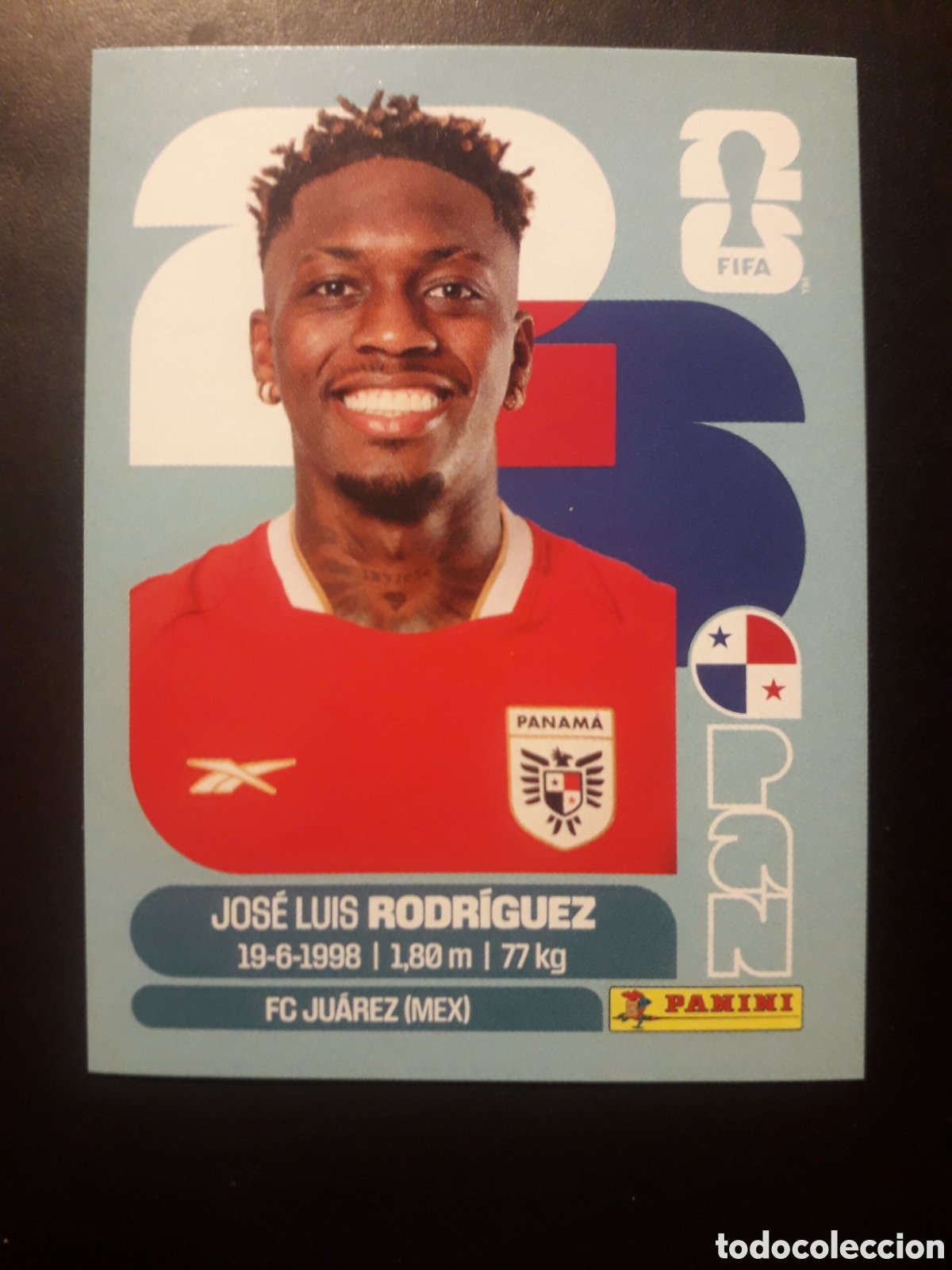 Fu&szlig;ball-Sticker: RODR&Iacute;GUEZ PANAM&Aacute; PAN 19 MUNDIAL F&Uacute;TBOL 2026 FIFA WORLD CUP PANINI SIN PEGAR PEDIDO M&Iacute;NIMO 3&euro;.