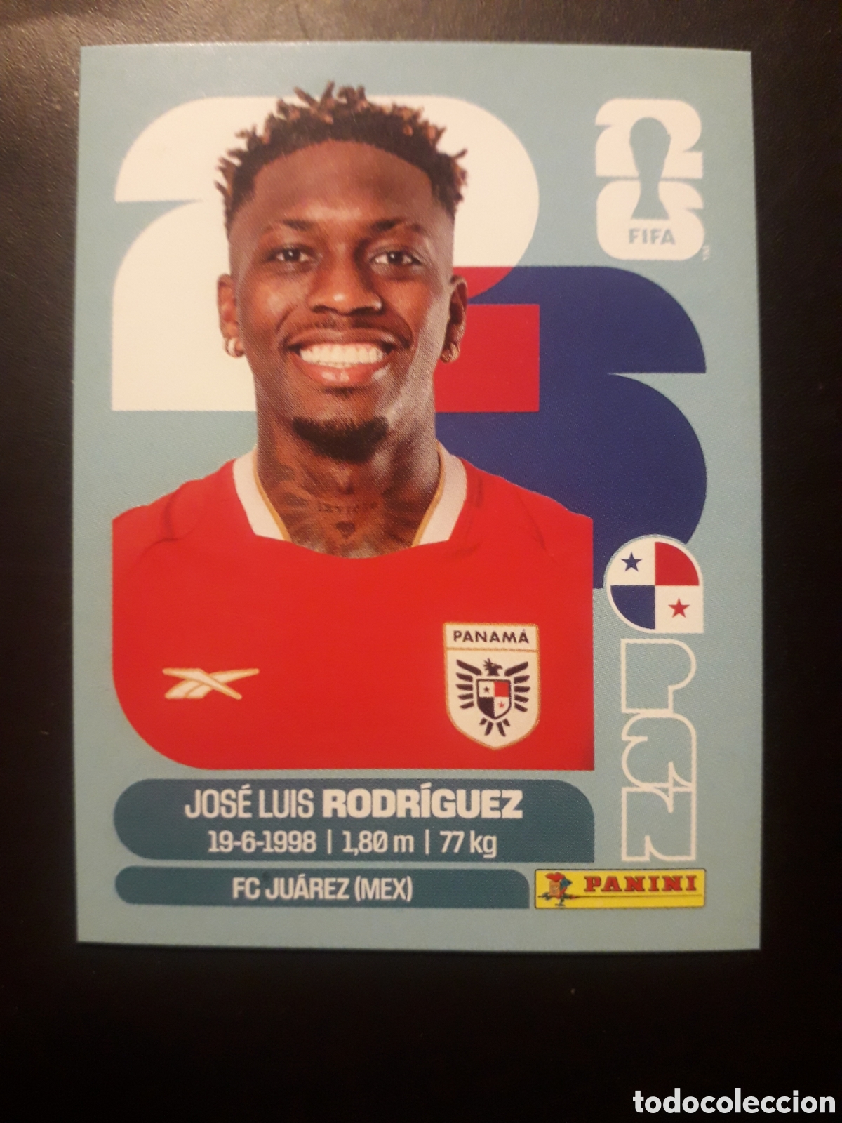 Fu&szlig;ball-Sticker: RODR&Iacute;GUEZ PANAM&Aacute; PAN 19 MUNDIAL F&Uacute;TBOL 2026 FIFA WORLD CUP PANINI SIN PEGAR PEDIDO M&Iacute;NIMO 3&euro;.