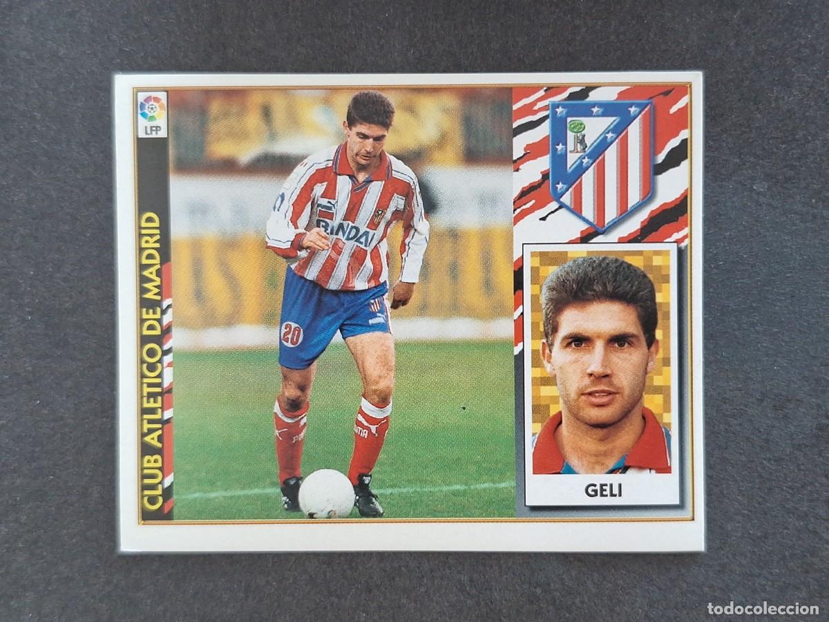 Fu&szlig;ball-Sticker: L4 GELI ATLETICO DE MADRID LIGA ESTE 1997 1998 97 98 NUNCA PEGADO SIN PEGAR