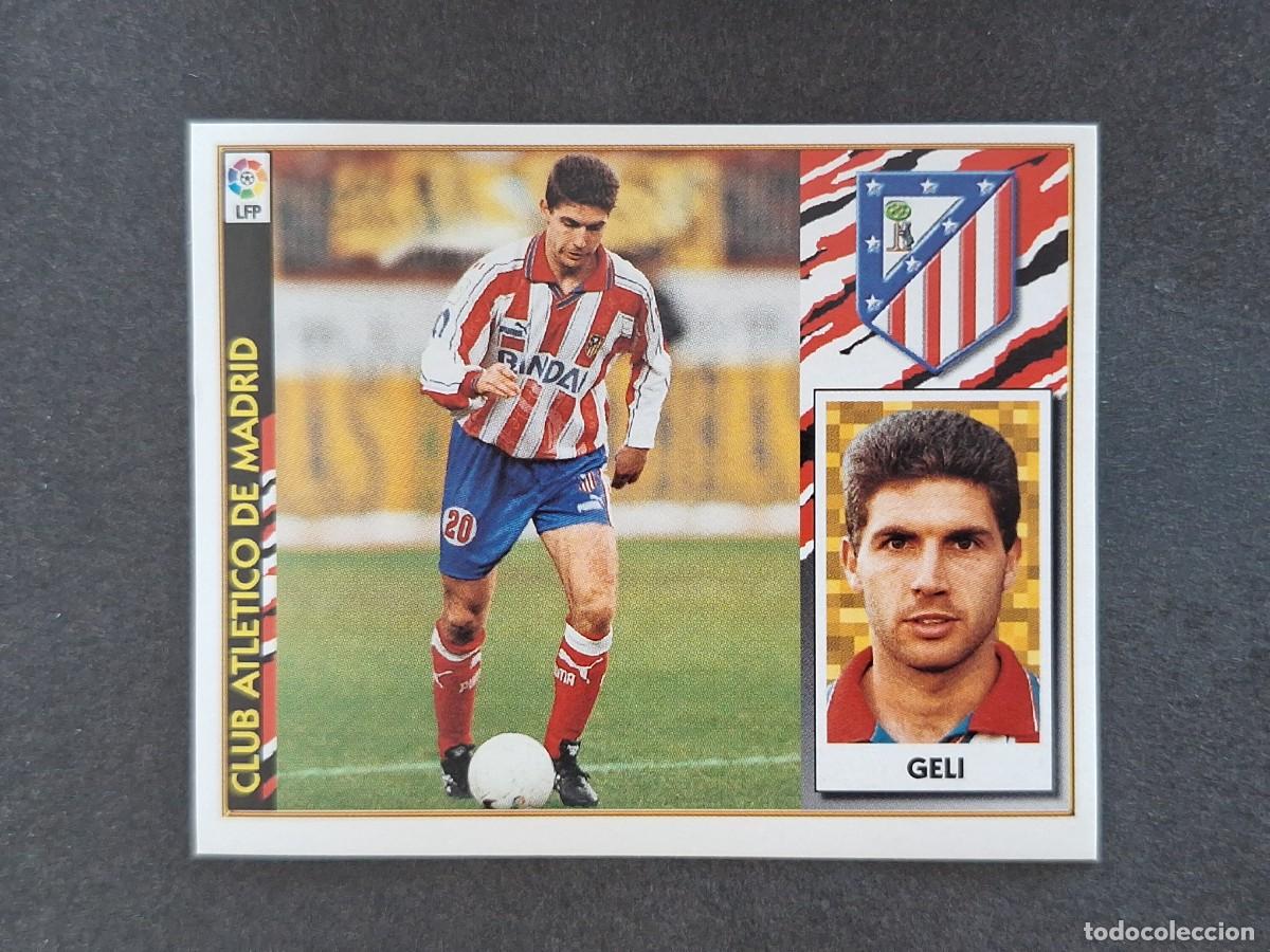 Cartes &agrave; collectionner de Football: L4 GELI ATLETICO DE MADRID LIGA ESTE 1997 1998 97 98 NUNCA PEGADO SIN PEGAR