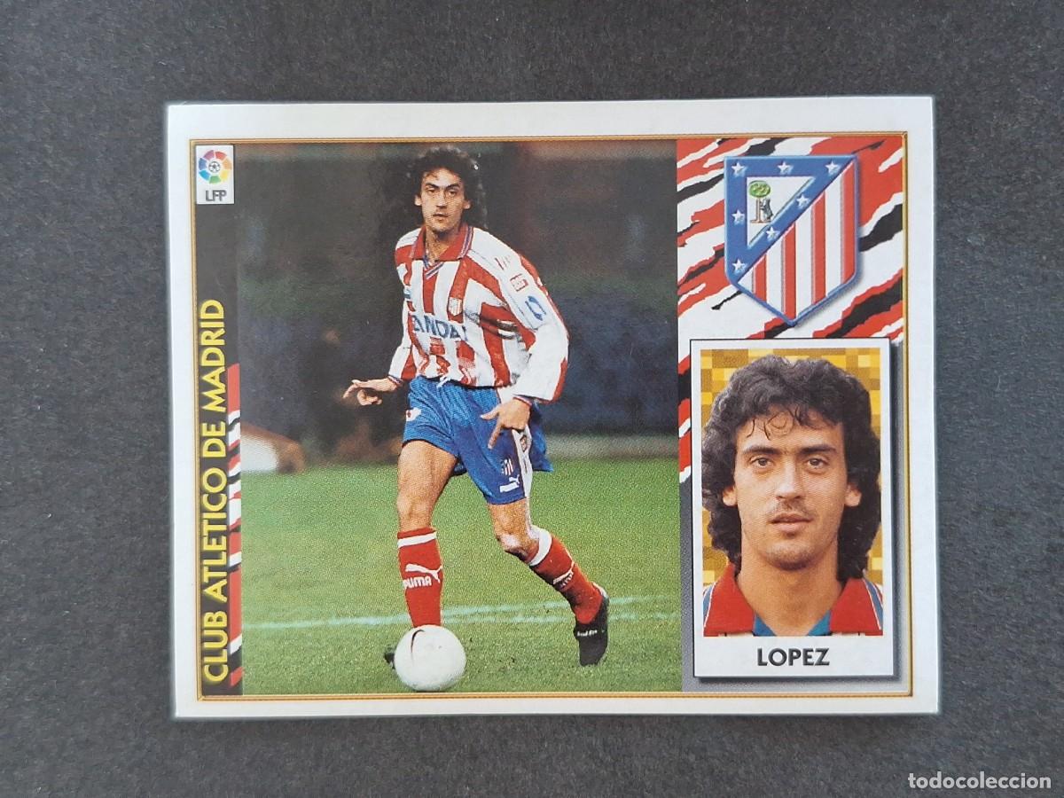 Cartes &agrave; collectionner de Football: L4 LOPEZ ATLETICO DE MADRID LIGA ESTE 1997 1998 97 98 NUNCA PEGADO SIN PEGAR