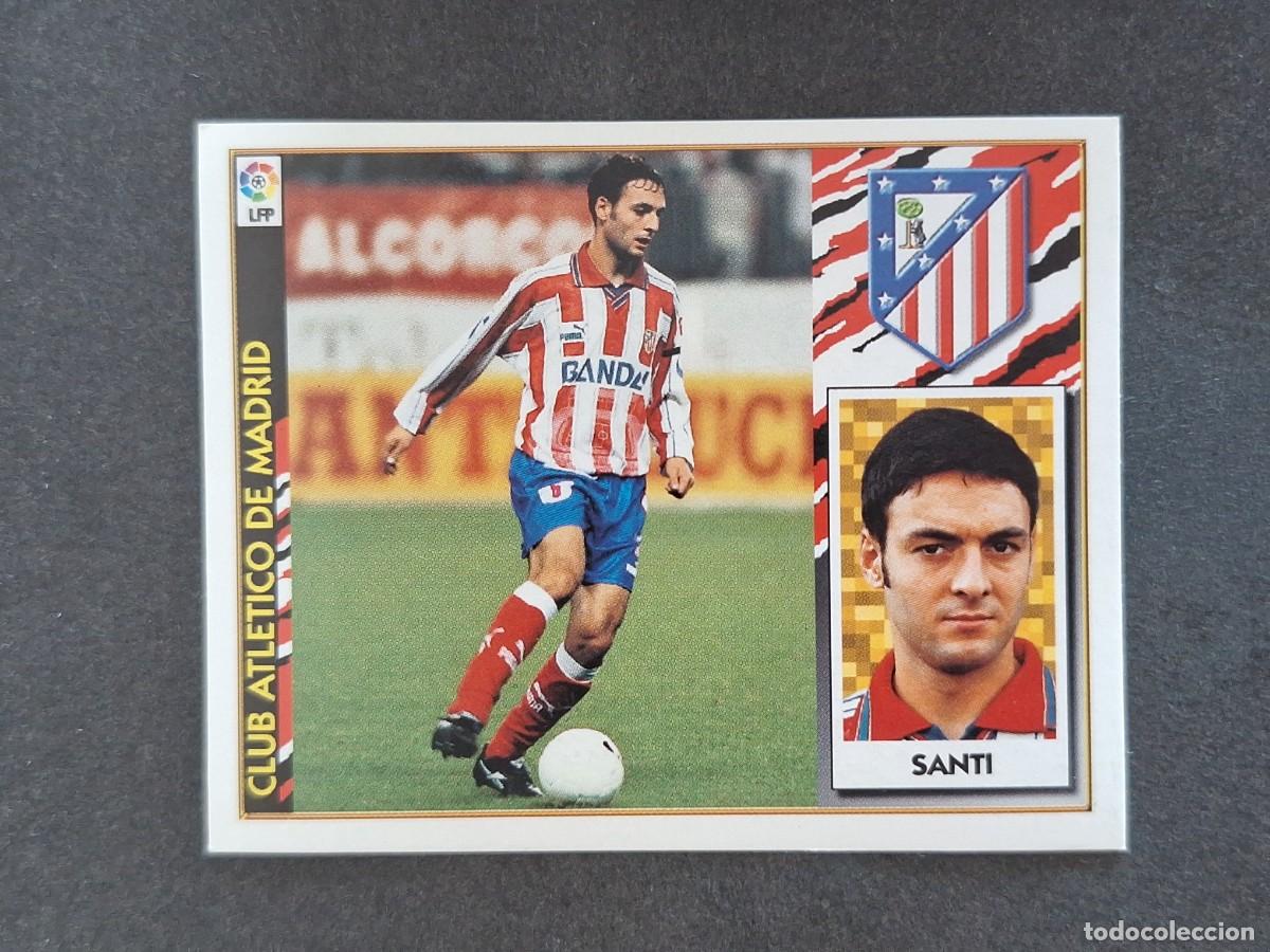 Fu&szlig;ball-Sticker: L4 SANTI ATLETICO DE MADRID LIGA ESTE 1997 1998 97 98 NUNCA PEGADO SIN PEGAR