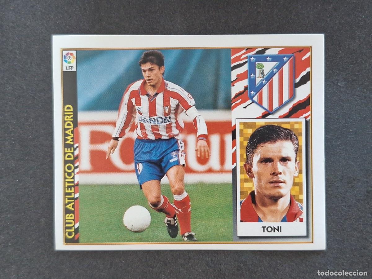 Fu&szlig;ball-Sticker: L4 TONI ATLETICO DE MADRID LIGA ESTE 1997 1998 97 98 NUNCA PEGADO SIN PEGAR