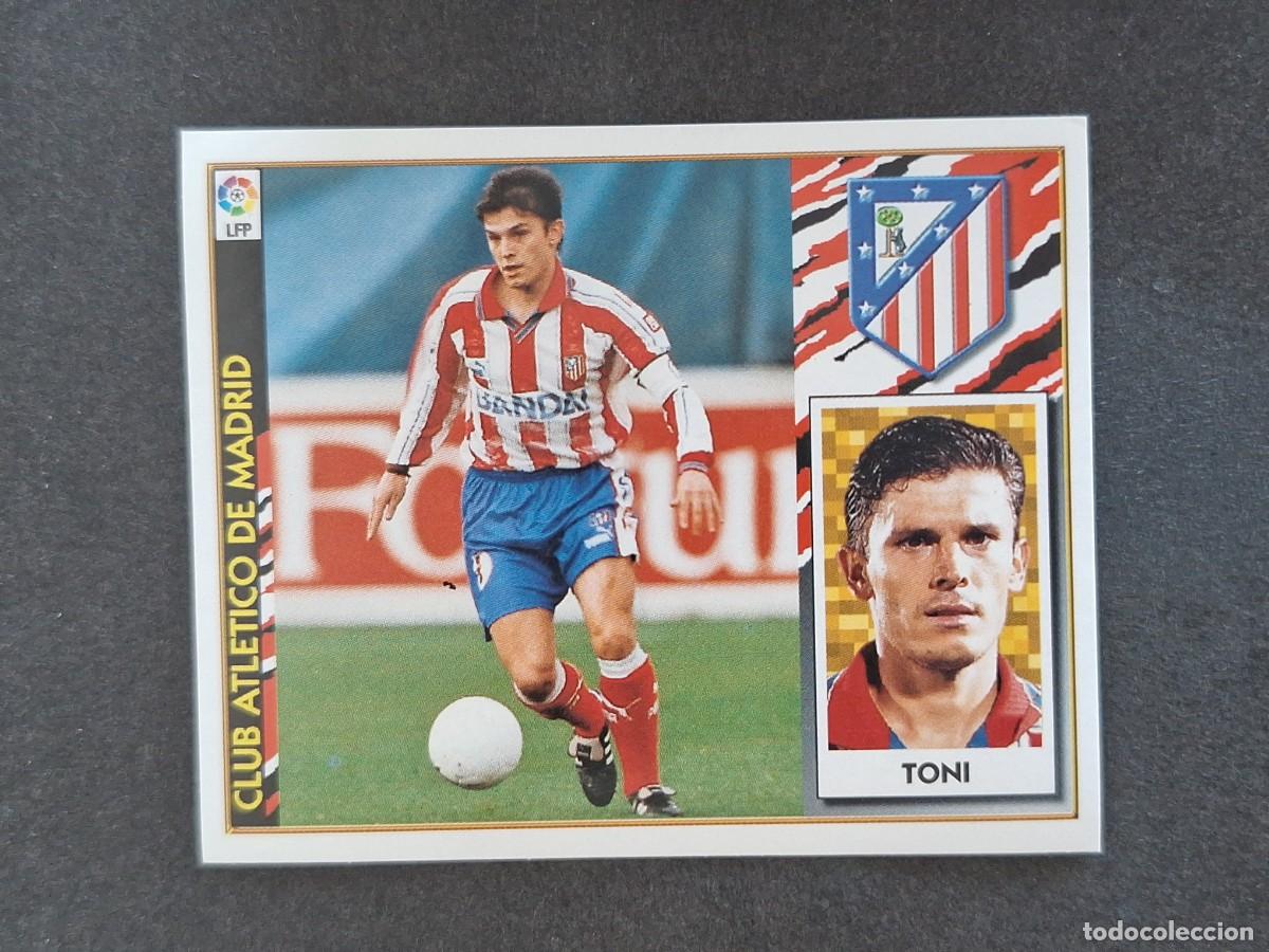Fu&szlig;ball-Sticker: L4 TONI ATLETICO DE MADRID LIGA ESTE 1997 1998 97 98 NUNCA PEGADO SIN PEGAR