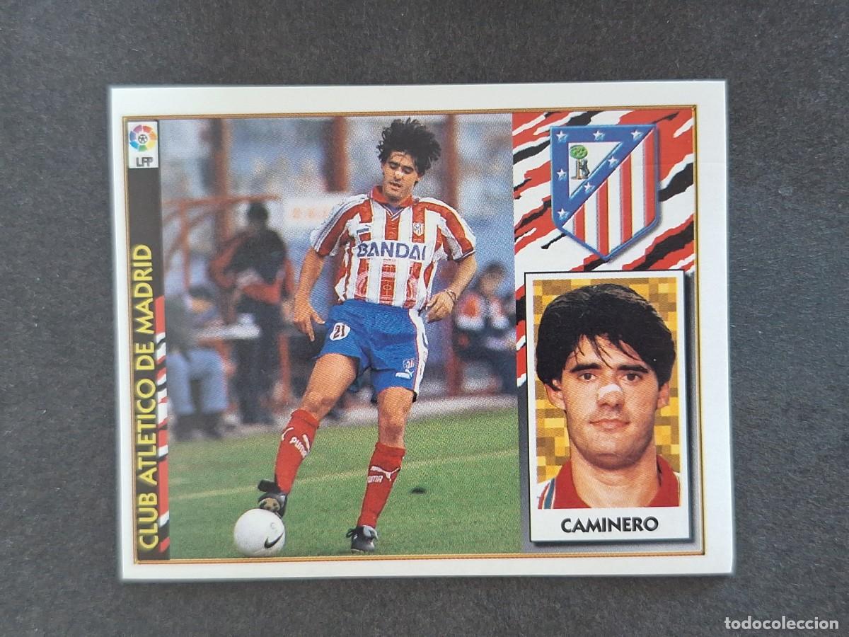 Fu&szlig;ball-Sticker: L4 CAMINERO ATLETICO DE MADRID LIGA ESTE 1997 1998 97 98 NUNCA PEGADO SIN PEGAR