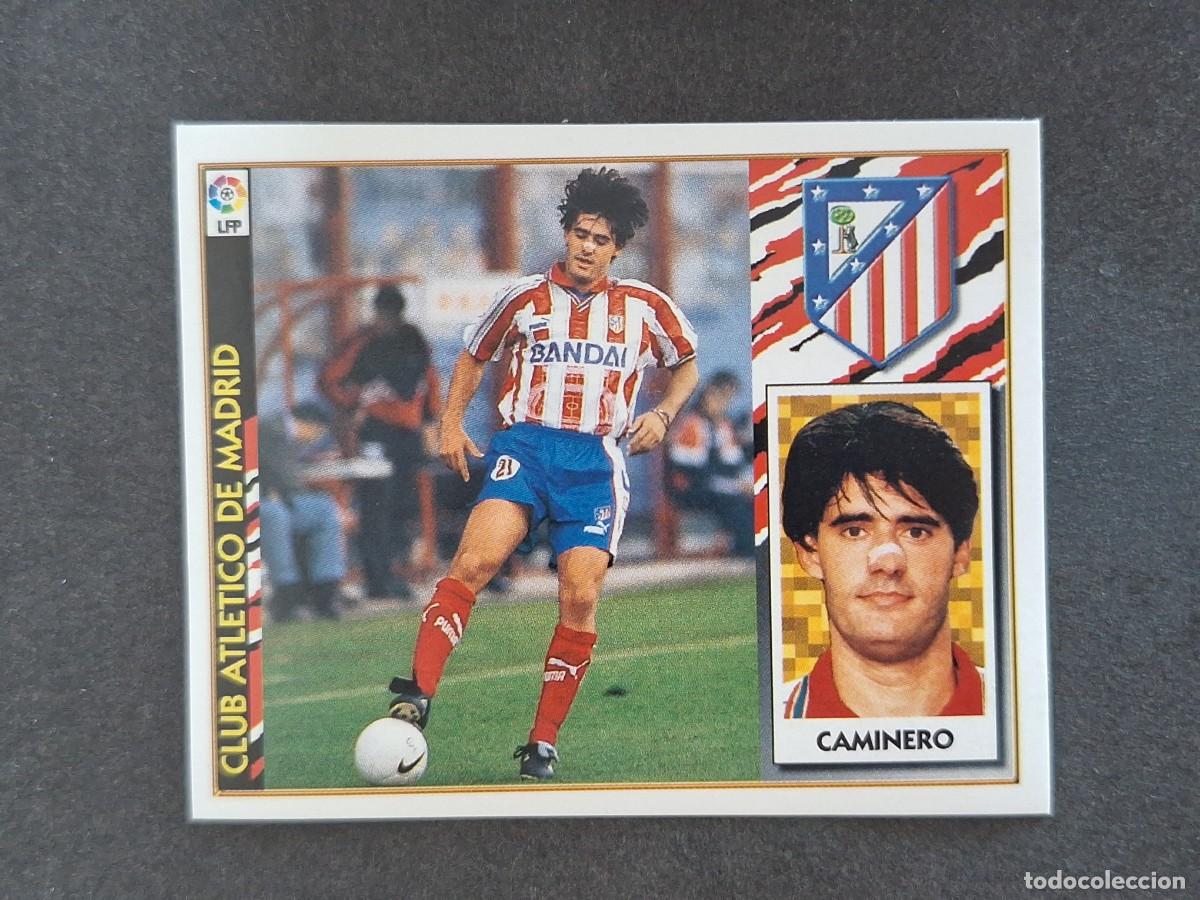 Fu&szlig;ball-Sticker: L4 CAMINERO ATLETICO DE MADRID LIGA ESTE 1997 1998 97 98 NUNCA PEGADO SIN PEGAR