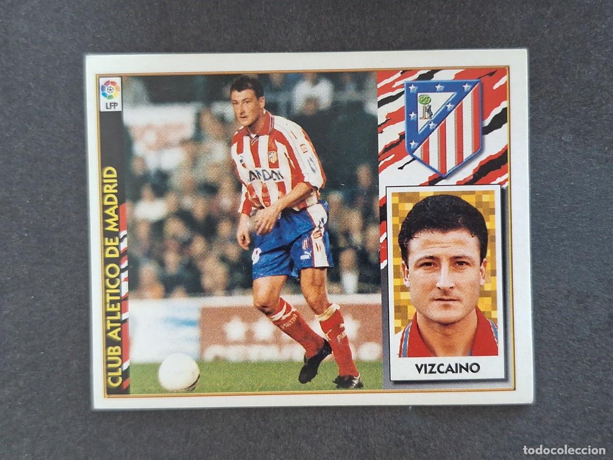Fu&szlig;ball-Sticker: L4 VIZCAINO ATLETICO DE MADRID LIGA ESTE 1997 1998 97 98 NUNCA PEGADO SIN PEGAR