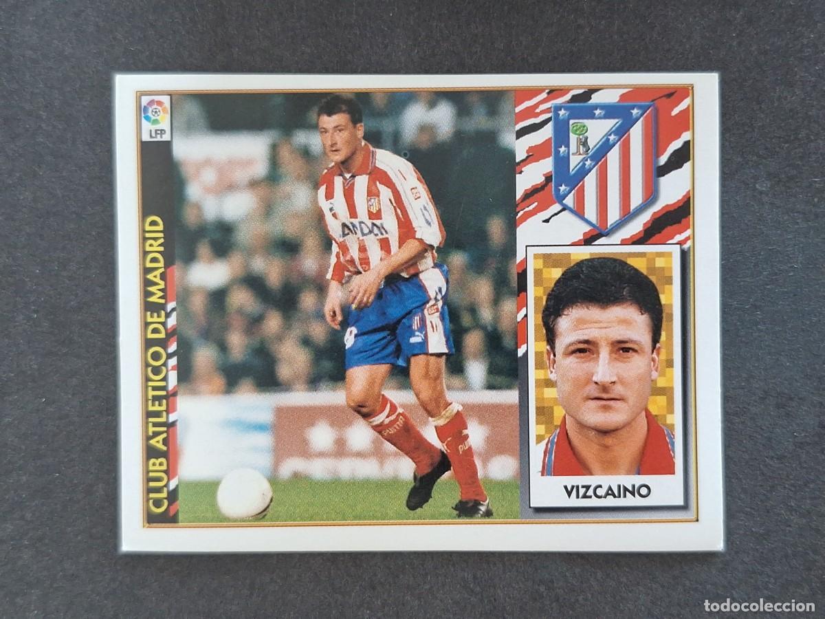 Fu&szlig;ball-Sticker: L4 VIZCAINO ATLETICO DE MADRID LIGA ESTE 1997 1998 97 98 NUNCA PEGADO SIN PEGAR
