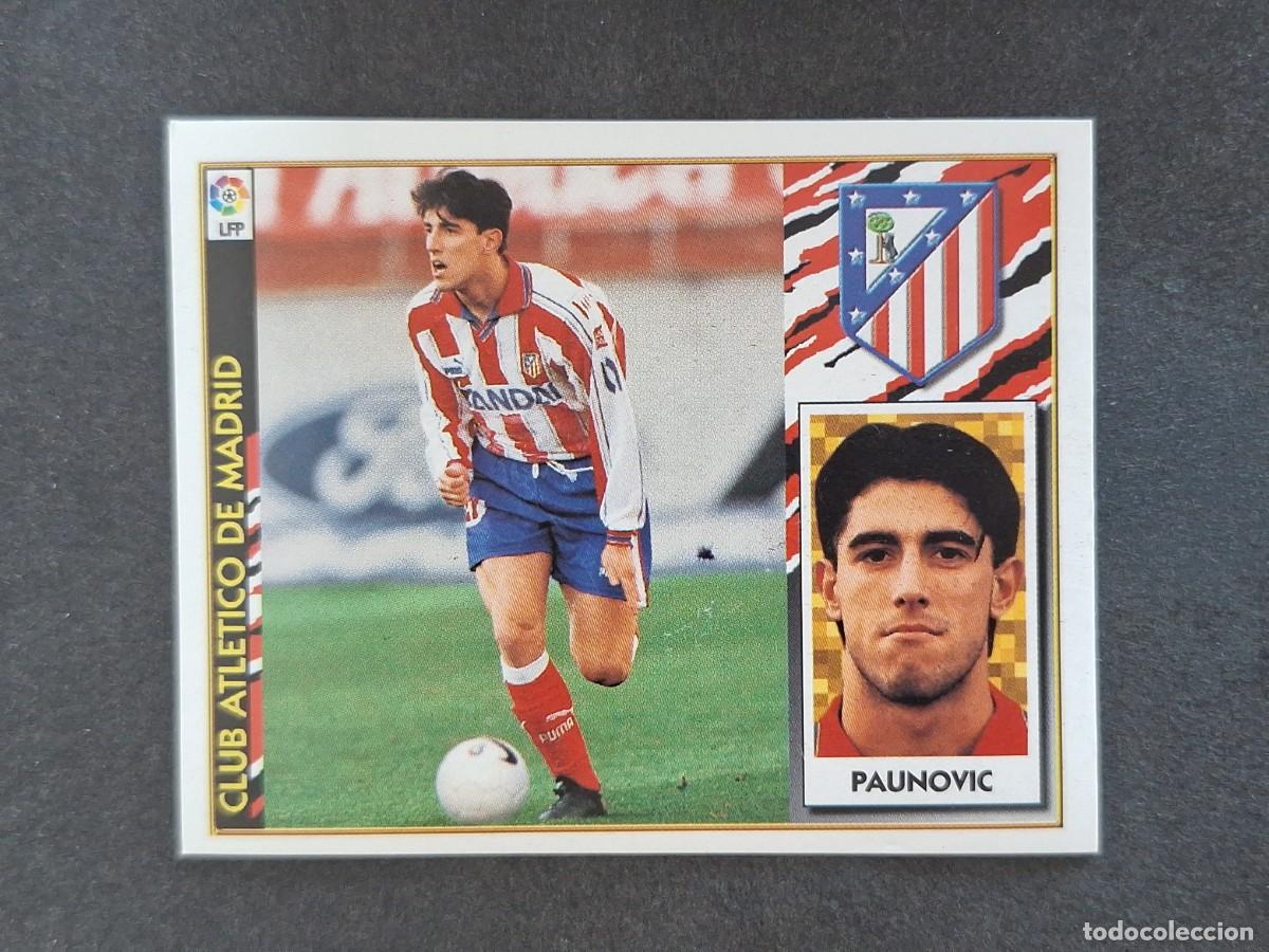 Fu&szlig;ball-Sticker: L4 PAUNOVIC ATLETICO DE MADRID LIGA ESTE 1997 1998 97 98 NUNCA PEGADO SIN PEGAR