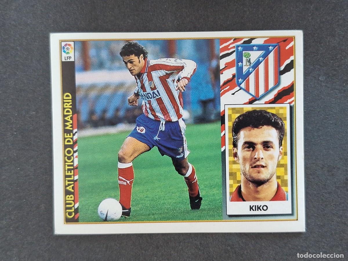 Fu&szlig;ball-Sticker: L4 KIKO ATLETICO DE MADRID LIGA ESTE 1997 1998 97 98 NUNCA PEGADO SIN PEGAR