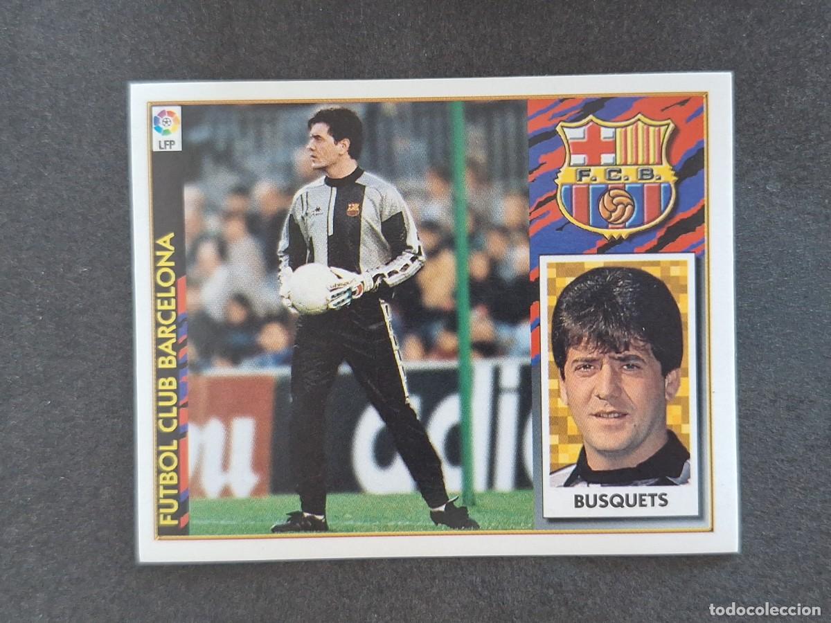 Football Stickers: L4 BUSQUETS F. C. BARCELONA LIGA ESTE 1997 1998 97 98 NUNCA PEGADO SIN PEGAR