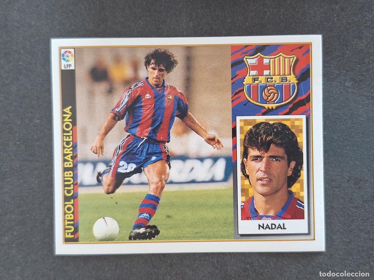 Football Stickers: L4 NADAL F. C. BARCELONA LIGA ESTE 1997 1998 97 98 NUNCA PEGADO SIN PEGAR