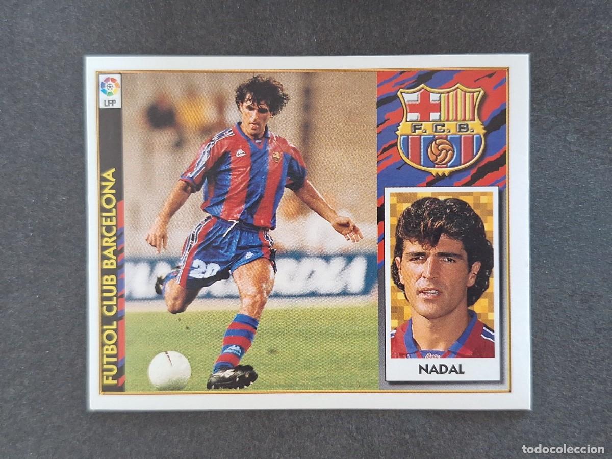 Football Stickers: L4 NADAL F. C. BARCELONA LIGA ESTE 1997 1998 97 98 NUNCA PEGADO SIN PEGAR