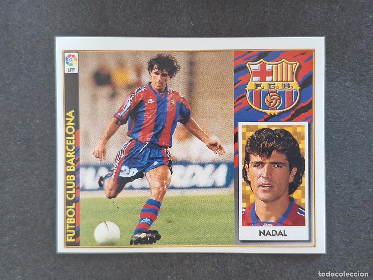 Football Stickers: L4 NADAL F. C. BARCELONA LIGA ESTE 1997 1998 97 98 NUNCA PEGADO SIN PEGAR