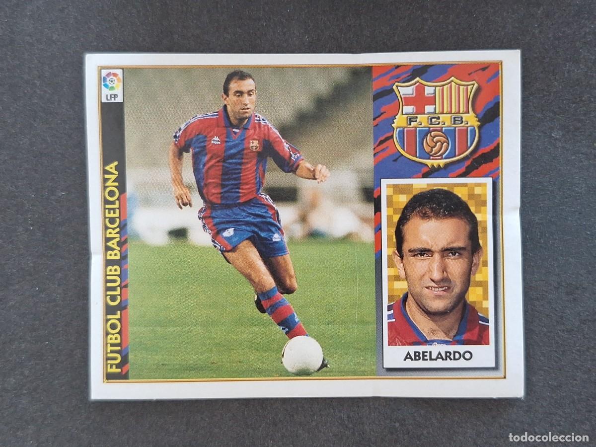 Football Stickers: L4 ABELARDO F. C. BARCELONA LIGA ESTE 1997 1998 97 98 NUNCA PEGADO SIN PEGAR