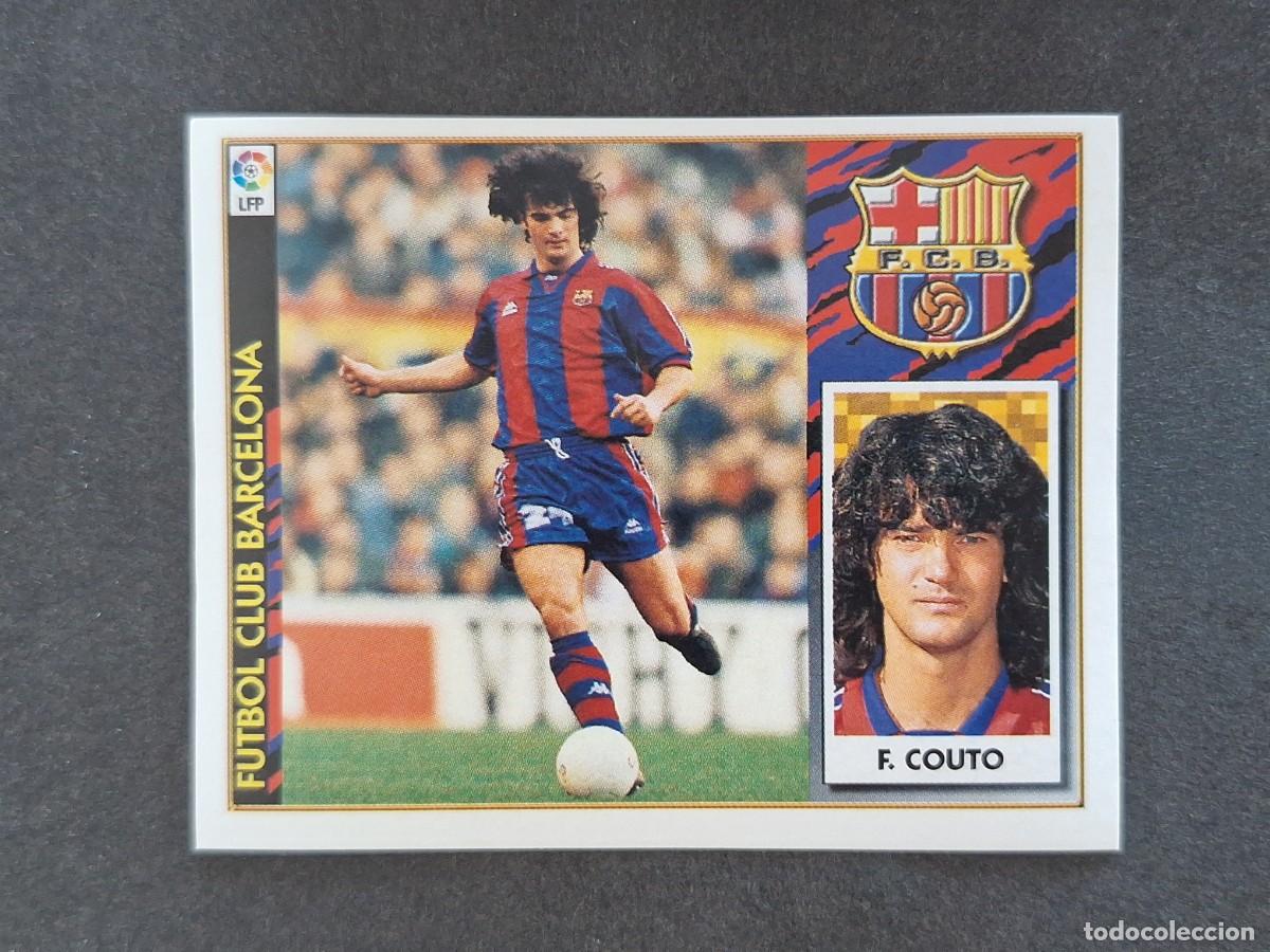 Fu&szlig;ball-Sticker: L4 FERNANDO COUTO F. C. BARCELONA LIGA ESTE 1997 1998 97 98 NUNCA PEGADO SIN PEGAR