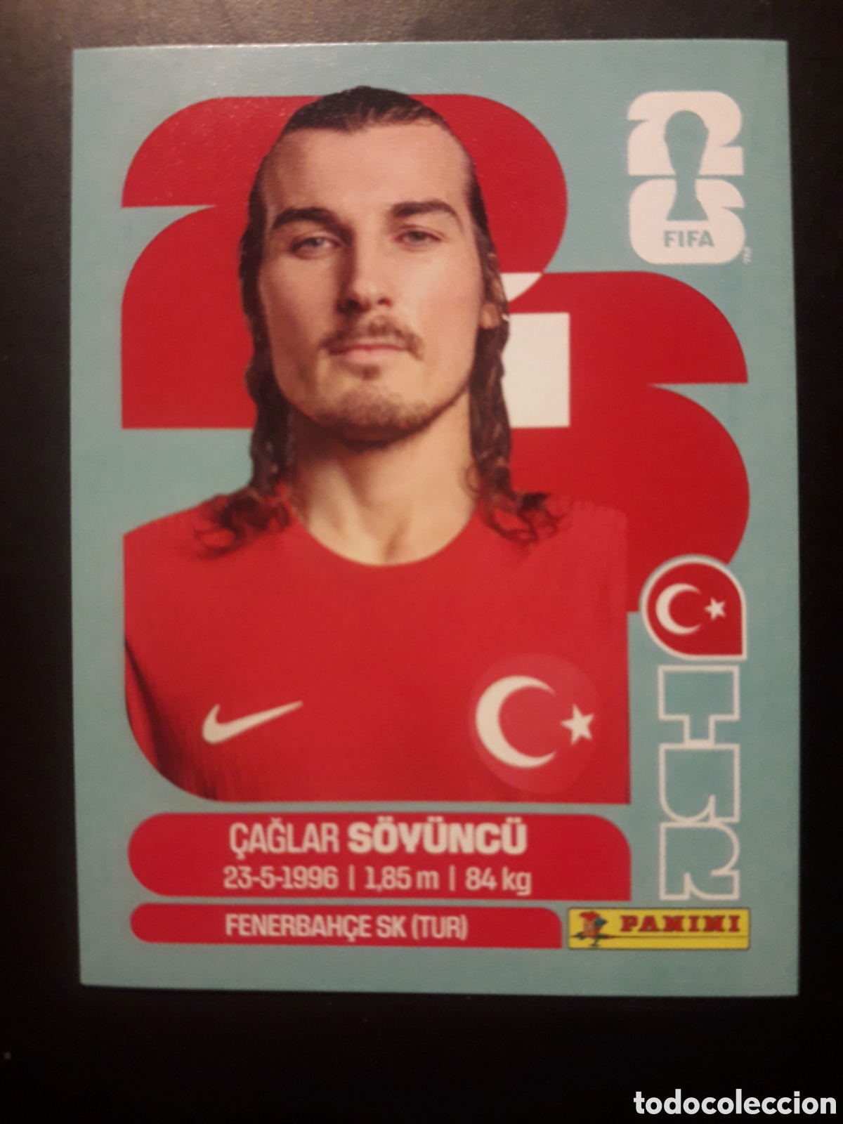Football Stickers: S&Ouml;Y&Uuml;NC&Uuml; TURQU&Iacute;A TUR 6 MUNDIAL F&Uacute;TBOL 2026 FIFA WORLD CUP PANINI SIN PEGAR PEDIDO M&Iacute;NIMO 3&euro;.
