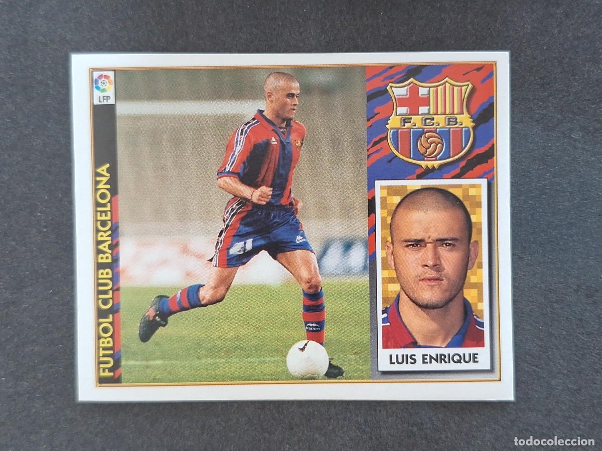Football Stickers: L4 LUIS ENRIQUE F. C. BARCELONA LIGA ESTE 1997 1998 97 98 NUNCA PEGADO SIN PEGAR