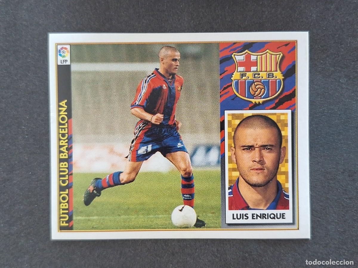 Football Stickers: L4 LUIS ENRIQUE F. C. BARCELONA LIGA ESTE 1997 1998 97 98 NUNCA PEGADO SIN PEGAR