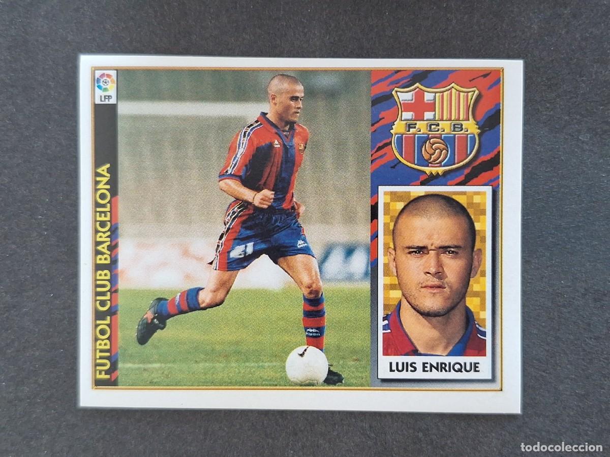 Cromos de Futebol: L4 LUIS ENRIQUE F. C. BARCELONA LIGA ESTE 1997 1998 97 98 NUNCA PEGADO SIN PEGAR