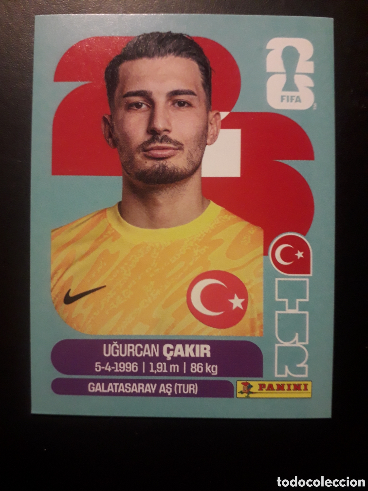Cromos de Futebol: &Ccedil;AKIR TURQU&Iacute;A TUR 2 MUNDIAL F&Uacute;TBOL 2026 FIFA WORLD CUP PANINI SIN PEGAR PEDIDO M&Iacute;NIMO 3&euro;.