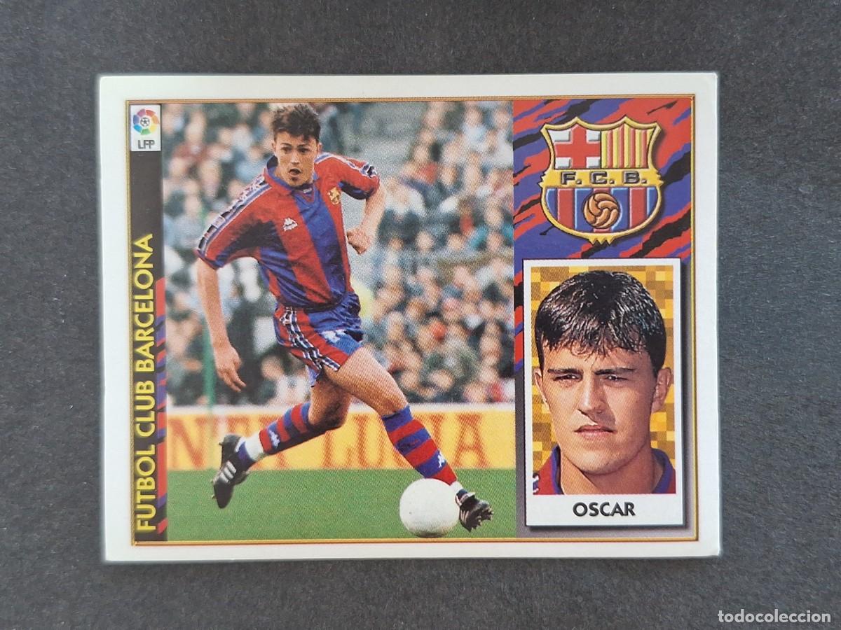 Cromos de Futebol: L4 OSCAR F. C. BARCELONA LIGA ESTE 1997 1998 97 98 NUNCA PEGADO SIN PEGAR