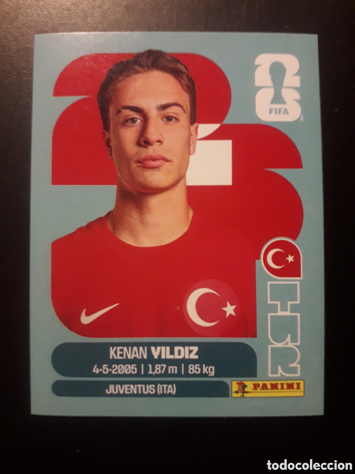 Cromos de Futebol: VILDIZ TURQU&Iacute;A TUR 20 MUNDIAL F&Uacute;TBOL 2026 FIFA WORLD CUP PANINI SIN PEGAR PEDIDO M&Iacute;NIMO 3&euro;
