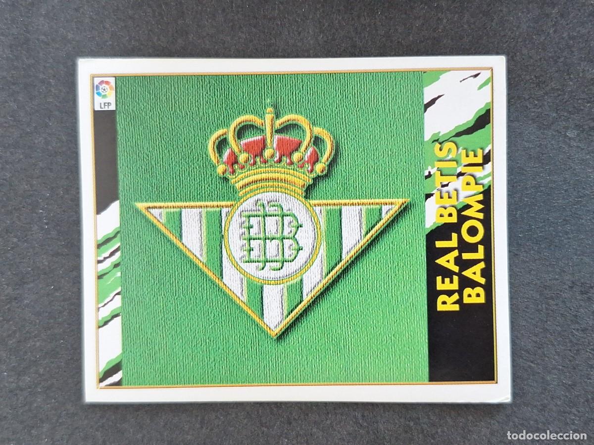 Cromos de Futebol: L4 ESCUDO REAL BETIS BALOMPIE LIGA ESTE 1997 1998 97 98 NUNCA PEGADO SIN PEGAR
