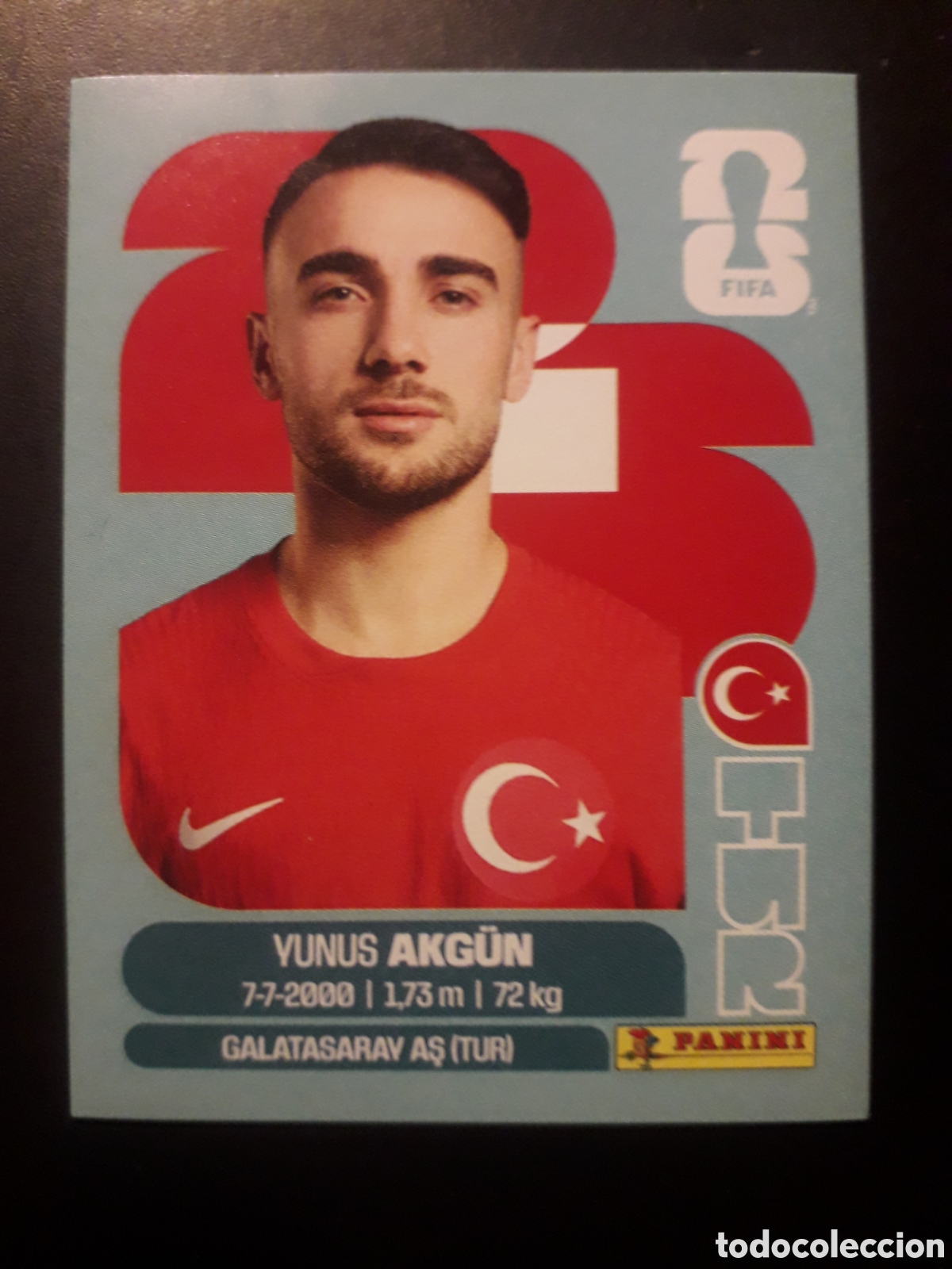 Cromos de Futebol: AKG&Uuml;N TURQU&Iacute;A TUR 16 MUNDIAL F&Uacute;TBOL 2026 FIFA WORLD CUP PANINI SIN PEGAR PEDIDO M&Iacute;NIMO 3&euro;