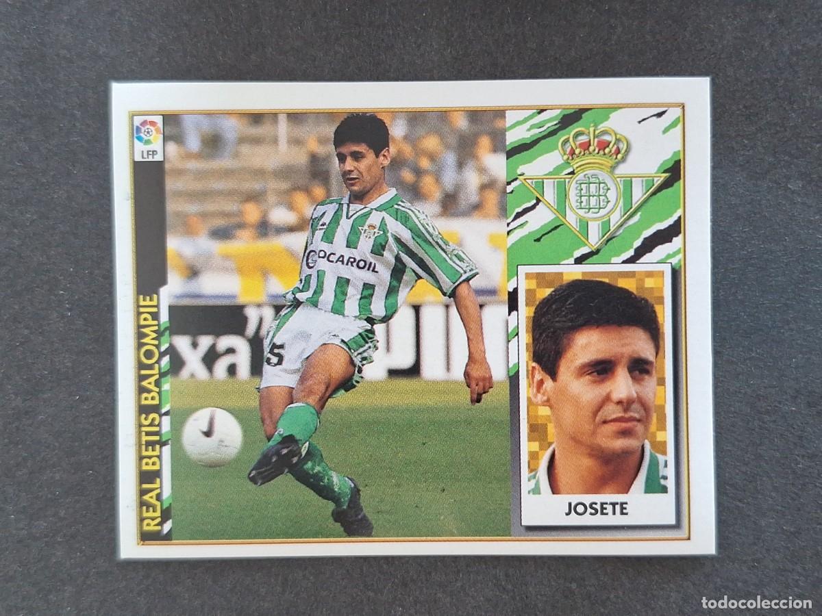 Cromos de Futebol: L4 JOSETE REAL BETIS BALOMPIE LIGA ESTE 1997 1998 97 98 NUNCA PEGADO SIN PEGAR