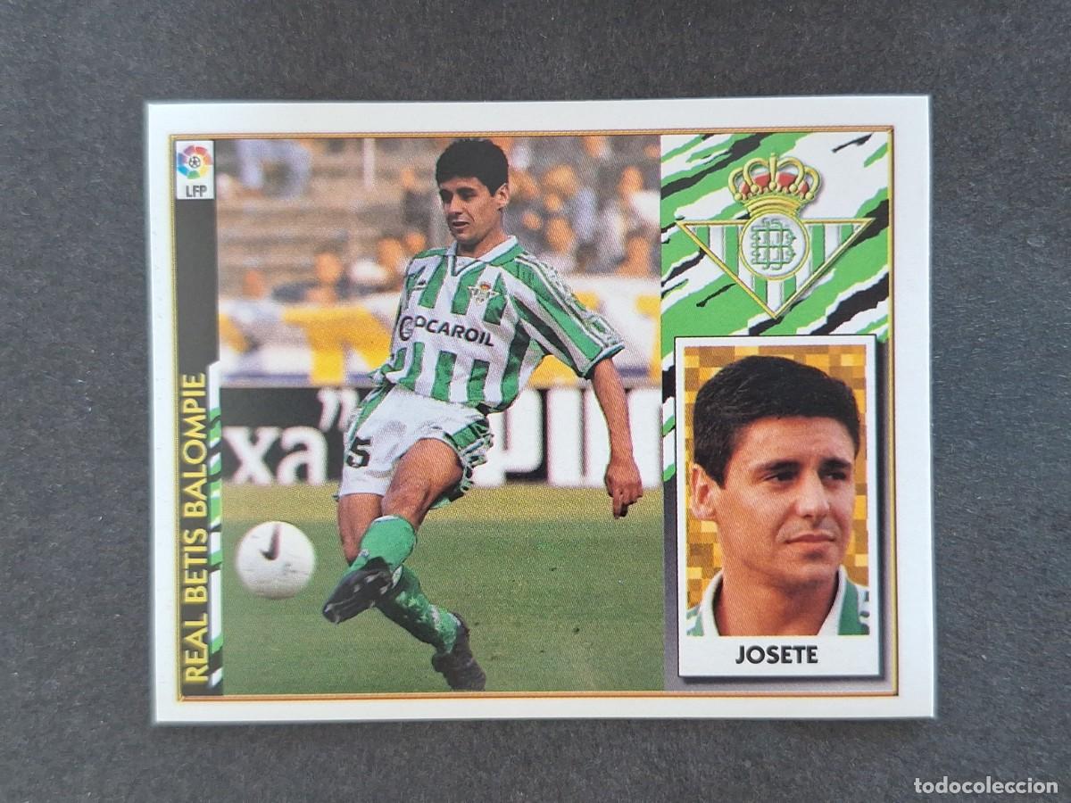 Cromos de Futebol: L4 JOSETE REAL BETIS BALOMPIE LIGA ESTE 1997 1998 97 98 NUNCA PEGADO SIN PEGAR