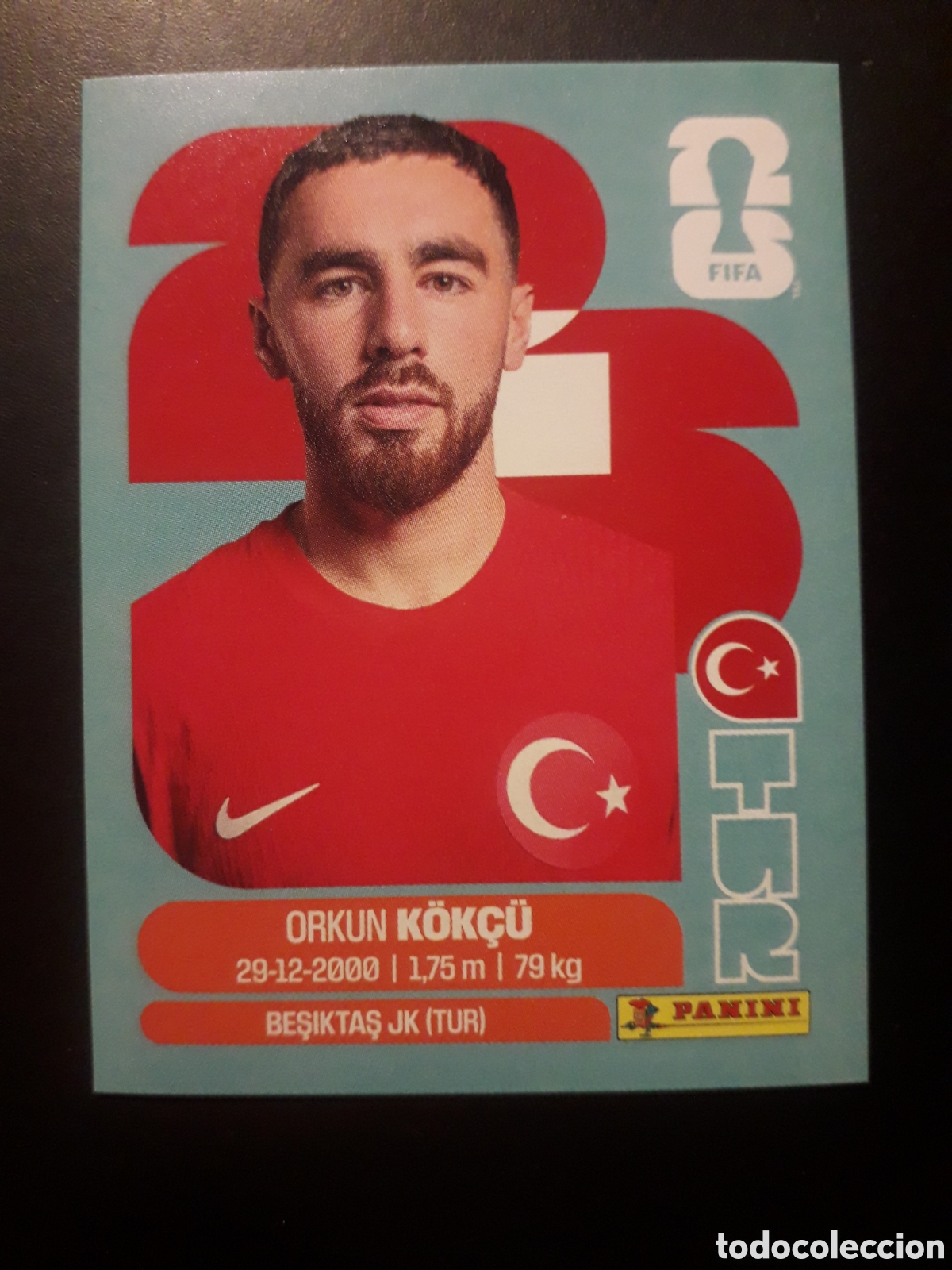 Fu&szlig;ball-Sticker: K&Ouml;K&Ccedil;&Uuml; TURQU&Iacute;A TUR 12 MUNDIAL F&Uacute;TBOL 2026 FIFA WORLD CUP PANINI SIN PEGAR PEDIDO M&Iacute;NIMO 3&euro;