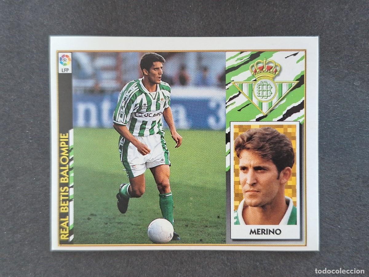 Fu&szlig;ball-Sticker: L4 MERINO REAL BETIS BALOMPIE LIGA ESTE 1997 1998 97 98 NUNCA PEGADO SIN PEGAR